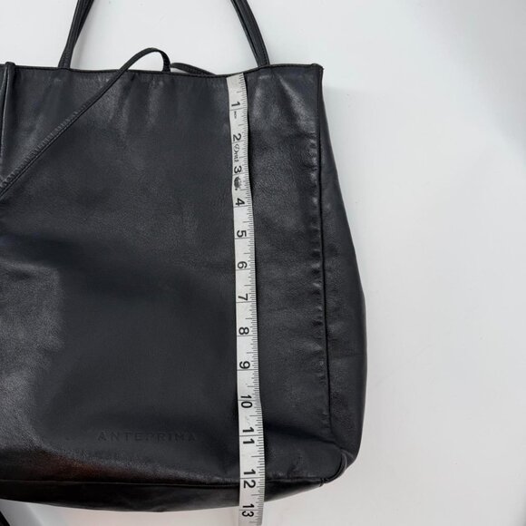 Anteprima Milano black leather tote bag main image 4
